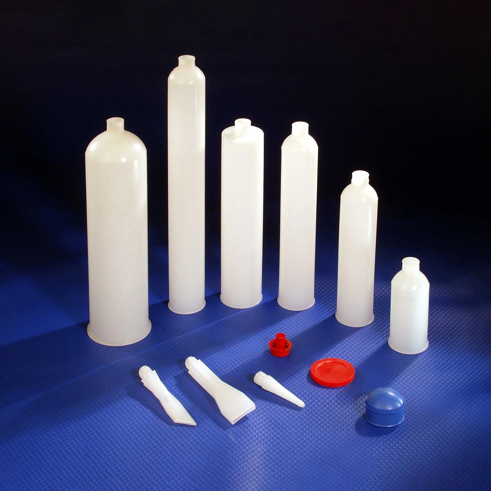 TECHCON TS 60C 6 унций сверхмощные пластиковые картриджи HDPE и комплект аксессуаров для дозирования, однокомпонентный клей/совместимый с герметиками