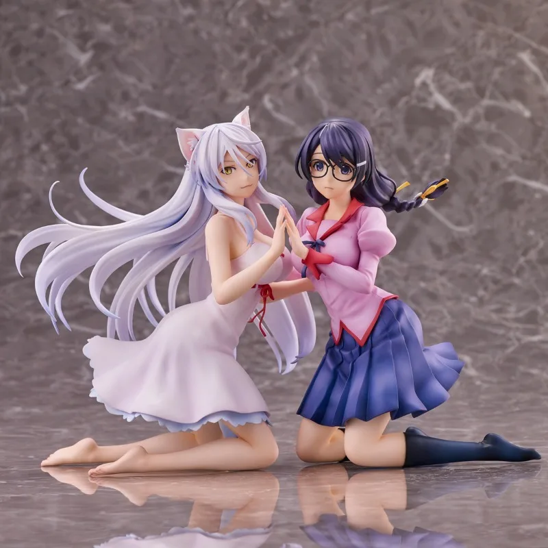 Genuine Original Union Creative Hanekawa Tsubasa Kurohagawa River Action Anime Figure Collectible Model Dolls Statuette Ornament