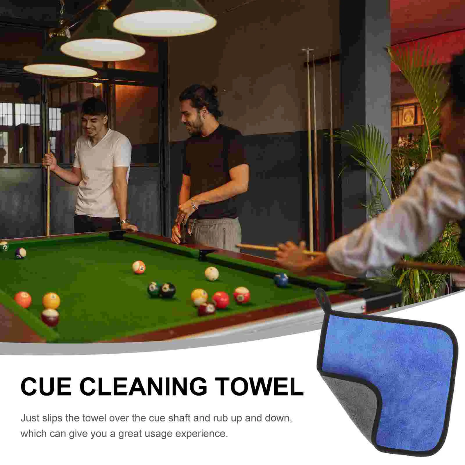 Pole Cloth Washcloths Billiard Tool Cue Clean Towels Coral Fleece Pool Stick Shaft Cleaner for