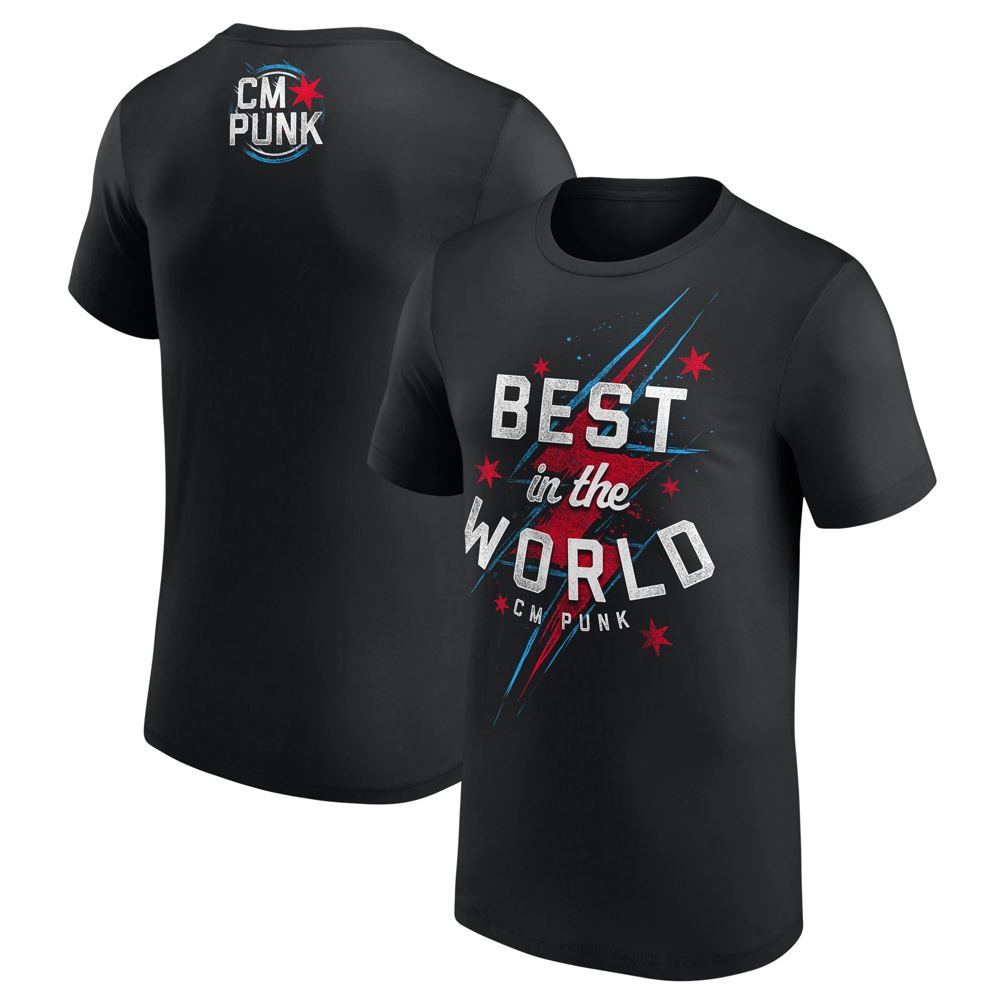 2025 Men's Famous Fighting Competition Sports Black Short sleeved Punk World's Best Fashion Lightning Comfortable T-shirt