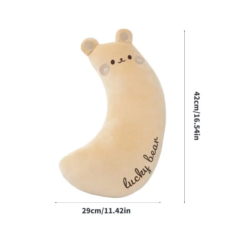 Cinturón seguridad ajustable U13F para niños, cojín para descanso del cuello para viajes largos, diseño cómodo y fácil