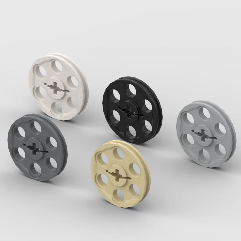 

*Wedge-Belt Wheel * S629 20pcs DIY enlighten block brick part No.4185 Compatible With Other Assembles Particles