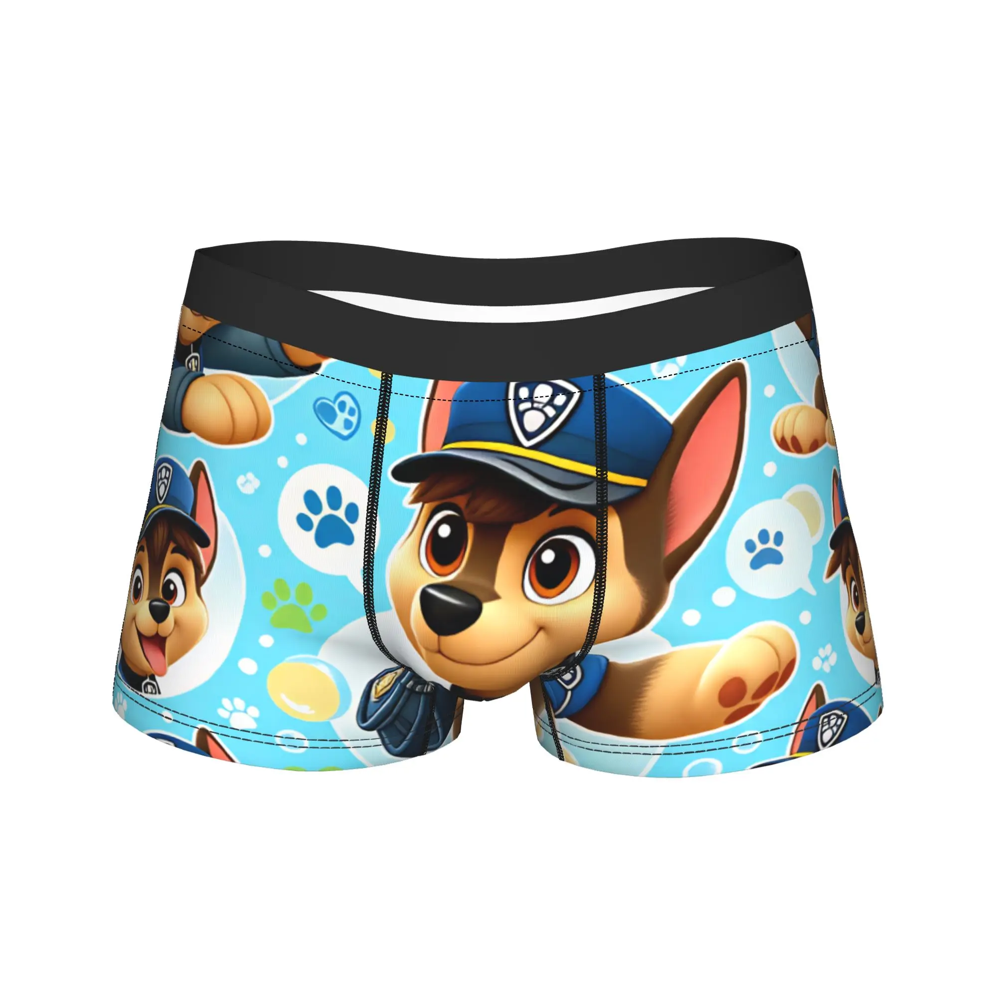 Paw Dogs Chase Cute Pose Portrait Group Boxer Shorts Pouch Underwear Hot Sale Custom Shorts Briefs Soft Trend Male Underpants