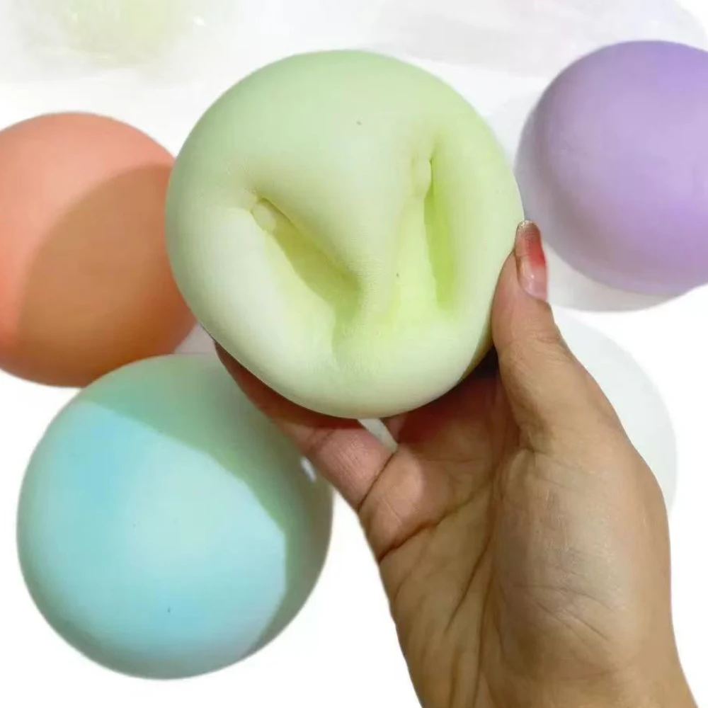 Palline antistress squishy Resistenza Agitarsi Giocattoli Sensoriali Antistress Terapia delle mani Giocattoli Rimbalzo Pizzico Spremere Palla per bambini Adulti