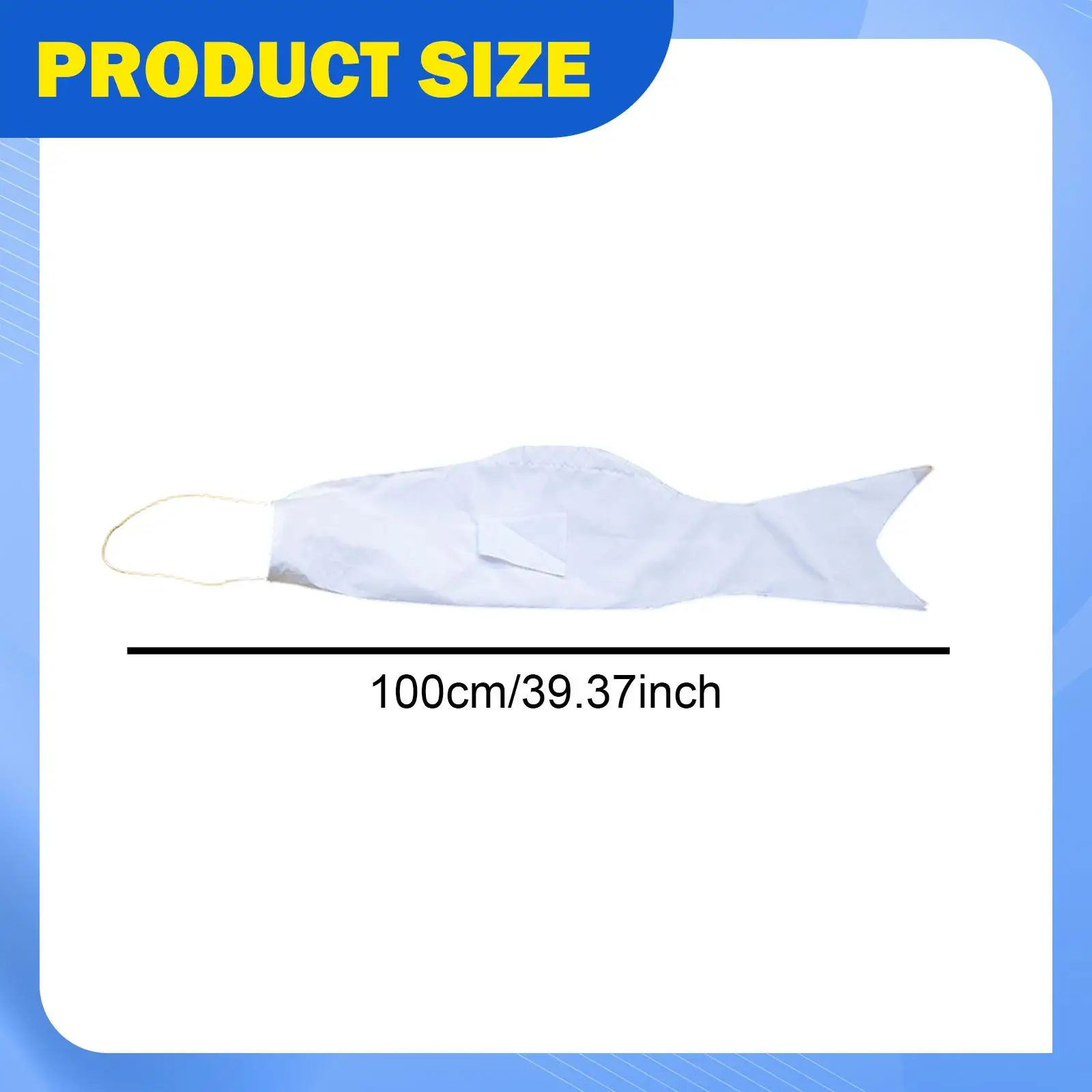 Japanese Carp Windsock Streamer Hand Painting Fabric Flag Banner Fun Flag for Garden and Wall Decoration