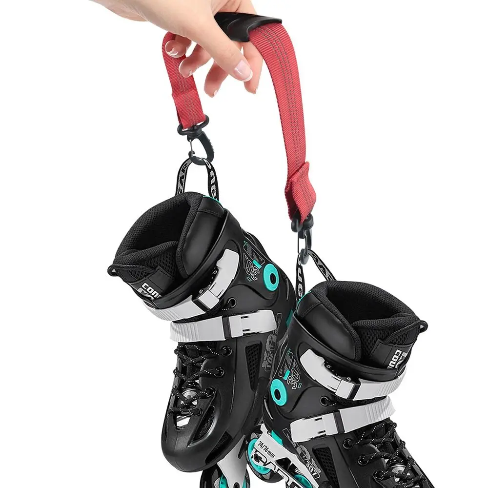 1Pcs 30cm Skates Shoes Hook Universal Nylon Roller Skate Shoe Lifter Hanging Handle Buckle Portable Inline Skate Straps