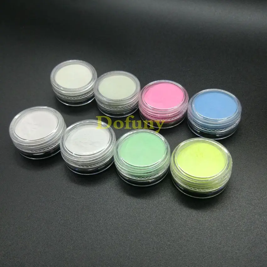 1 Box 5g Luminous Nail Art Glitter Phosphor Powder DIY Coating Photoluminescent Dust Glow in Dark Powder Pigment