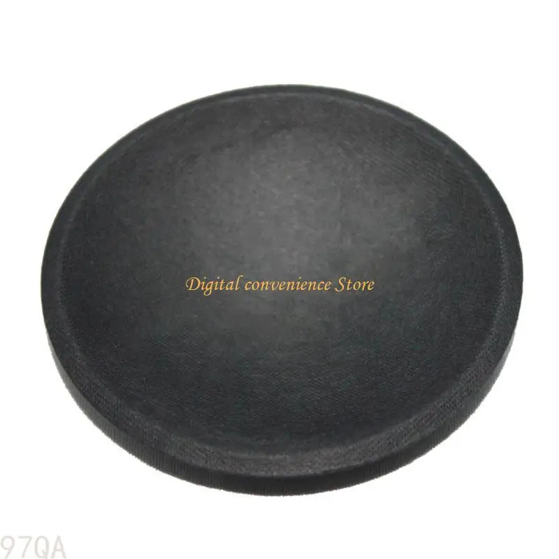 97qa 2pcs 105mm/115mm صوت أسود مكبر صوت غبار الغبار لغطاء مكبر صوت مضخم الصوت