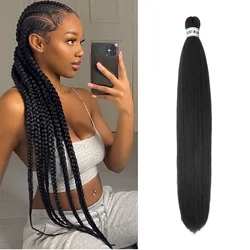 Afro Crochet Braids Easy Braids 26Inch Synthetic Jumbo Braids Hair Extensions Ombre Colorful Braiding Hair Pre Stretched Hair