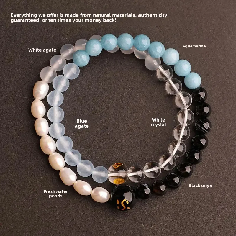 Five Elements Fill The Vacancy Gold Water Wood Fire Earth Bracelet Balance Multi Treasure Amulet Energy Multi Circle Hand String