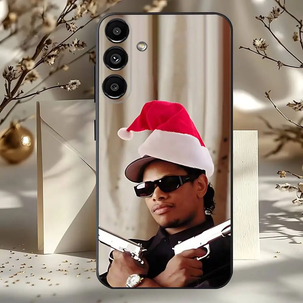 Custodia per telefono Rapper E-Eazy E cool per Samsung A73,72,51,53,52,71,22,5G,Nota,J7,8,9 Classic Versatile Black Soft Shell