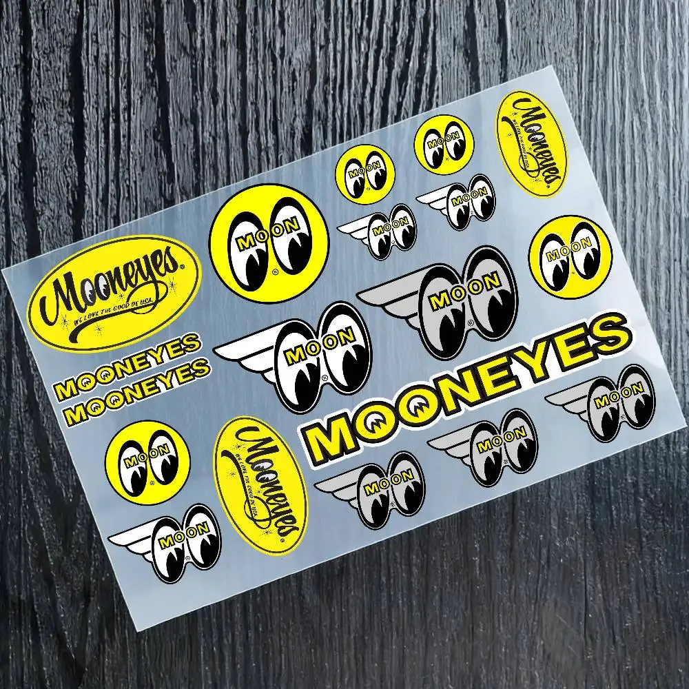 Stickers Moto Sticker Auto Body Bumper Windows Motorcycle Laptop Walls Vinyl Decal Car Tuning Accessories For M-MOONEYES