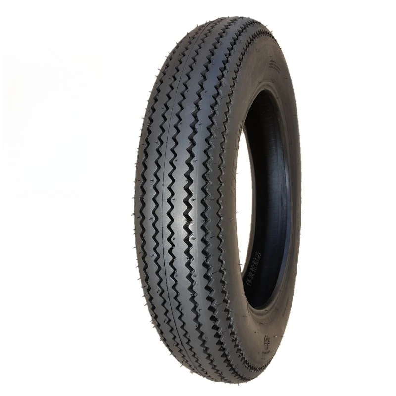 Retro Tire Motorcycle Serrated Tire 5.00/4.50/4.00-16-17-19-19 Inch Modified Outer Tires