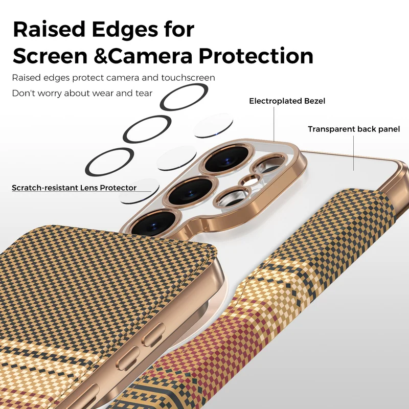 Luxury PC Carbon Fiber Texture Flip Leather Wallet Magnetic Phone Case For Samsung Galaxy S26 S25 S24 S23 S22 Ultra Plus Cover