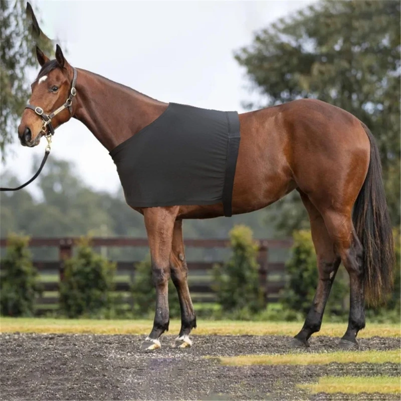 Stretch Horse Shoulder Guard AntiRub Bib Horses Chest Saver Wither Protector Breathable Horse Rugs for Equestrian Sport