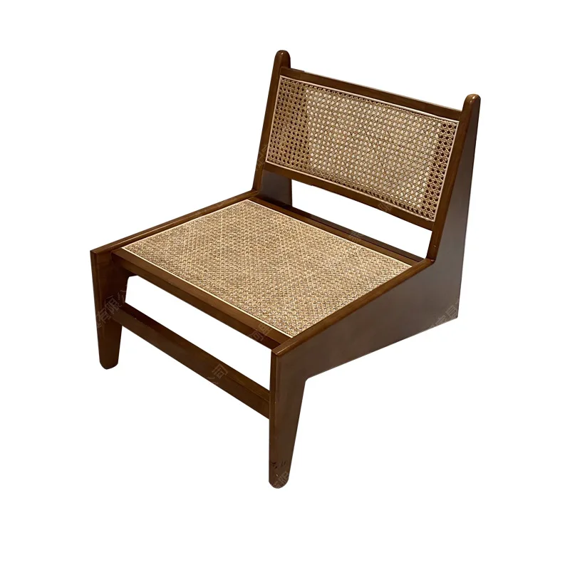 

Deckchair sofa chair solid wood rattan chair medieval wabi sabi retro single bed and breakfast design rattan chandigarh