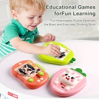 2 in 1 Children 3D Small Animal Huarong Road Sliding Jigsaw Puzzle Maze Board Education Thinking Training Game for Boys and Girl