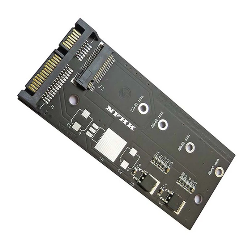 HOT 1pc B+M Key SATA M.2 Ngff Ssd To Sata 3 Raiser M.2 To Sata Adapter Expansion Card M.2 SATA Adapter Raiser M2 To SATA Adapter