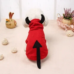 Face Mask Halloween Decor Pet Transformation Costume Dog Supplies Clothes Drawstring Bag Dachshund Xs Coat Red Man