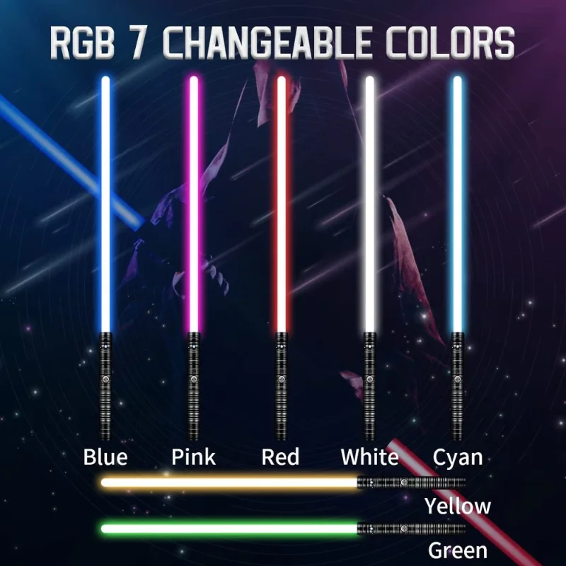 e1-ライトセーバー-おもちゃ-fx-セイバー-デュエリングフォース-rgb-ソード-type-c充電式メタルハンドル-フォースfx-デュエリングライトセーバー-7色