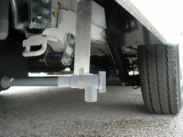 

A Set Motorhome Waste Grey Water Tank Drainage Drain Tap 28mm & 32mm Includes Mounting Bracket Caravan