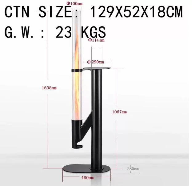For Camping Garden Patio Efficient Heating with Accessories Wood Pellet Rocket Stove Outdoor Fireplace