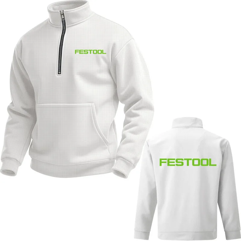 Fashion Men's stand collar Sweatshirt Hoodie festool tools Printed Classic Sportswear Comfortable Loose Spring Autumn Pullovers