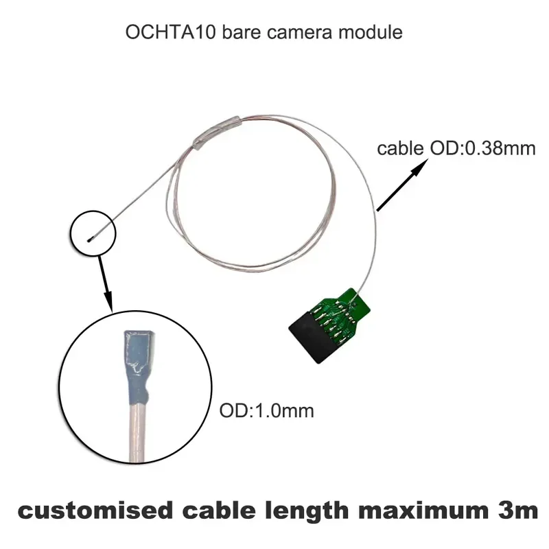 AP08 for OCHTA10 0.65mm Mini Waterproof USB Analog Camera Module Disposable Medical Inspection Endoscopic Camera