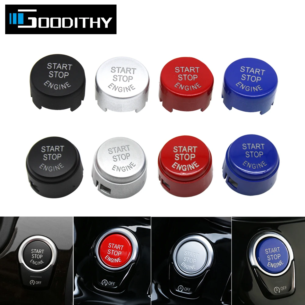 

Auto Car Start Stop Engine Push Switch Button Cover For BMW 1 3 5 7 X1 X3 X4 X5 X6 F Series F01 F02 F10 F18 F12 F15 F16 F25 F26