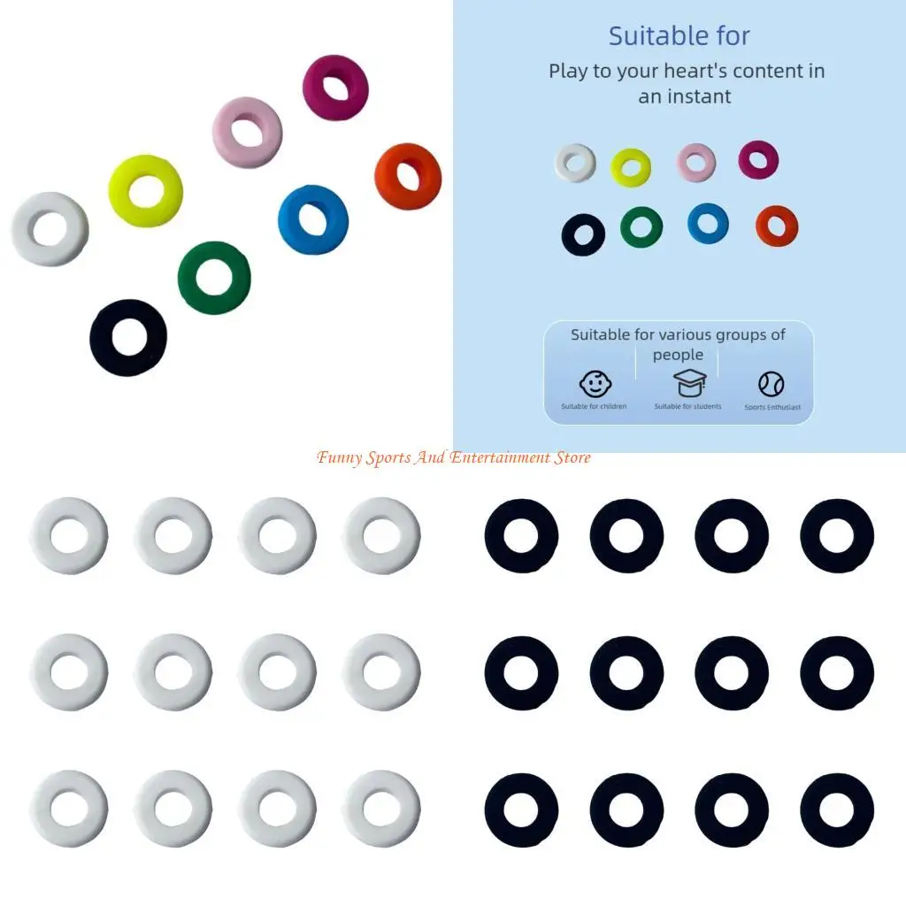 C4DE Advanced Silicones Shock Reduction Pad For Tennis Rackets Ensures Smooth Swing Motion And Arm Protecting