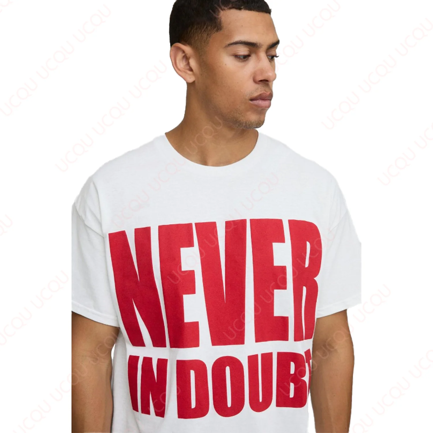 

White Never in Doubt Graphic T-Shirt Bike Motocross Retro Style Outdoor Equipe Unisex Summer Rider Motorcycle T-shirt Cool Gift