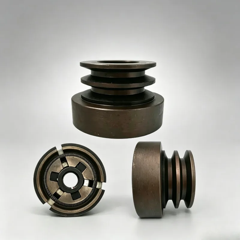 1PC Double Groove Belt Clutch for 188F/190F/GX390/GX420 Engine 20mm/25mm Shaft Water Pump Cutter Replacement
