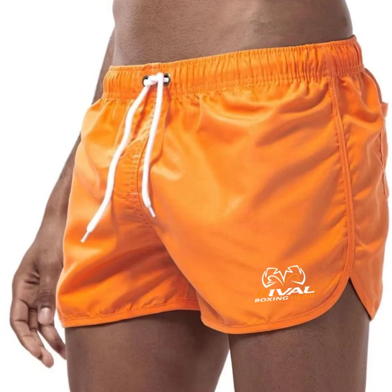 Men'S Summer Lightweight Breathable Casual Beach Shorts For Surfing Swimming Vacation - Swim