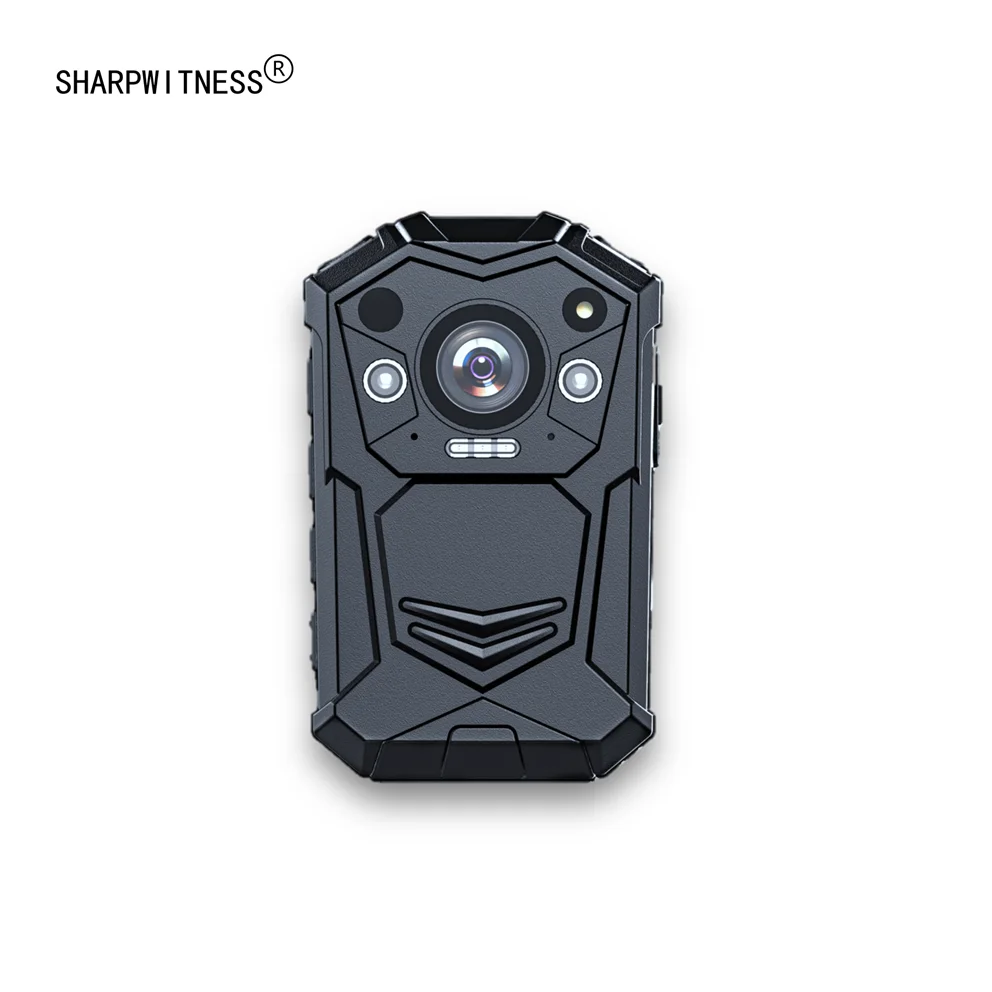 SHARPWITNESS 1080P 64GB Body Camera With 2inch Screen and Night Vision 3500mah battery for 14 Hours Recording time Mini Body Cam