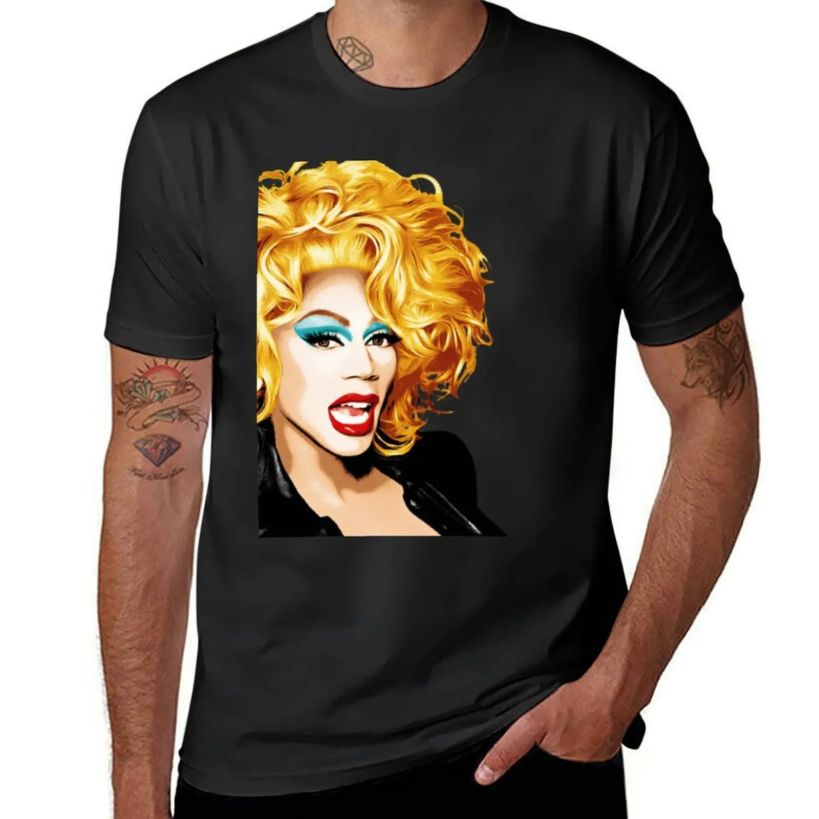 

RuPaul T-Shirt new edition hippie clothes sports fans mens graphic t-shirts hip hop