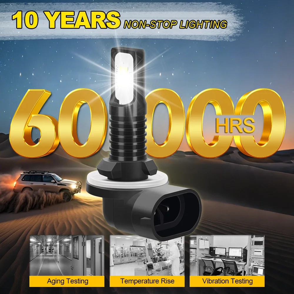 ROADSUN LED Canbus Fog Light for Hyundai Santa Fe 2 — view 2