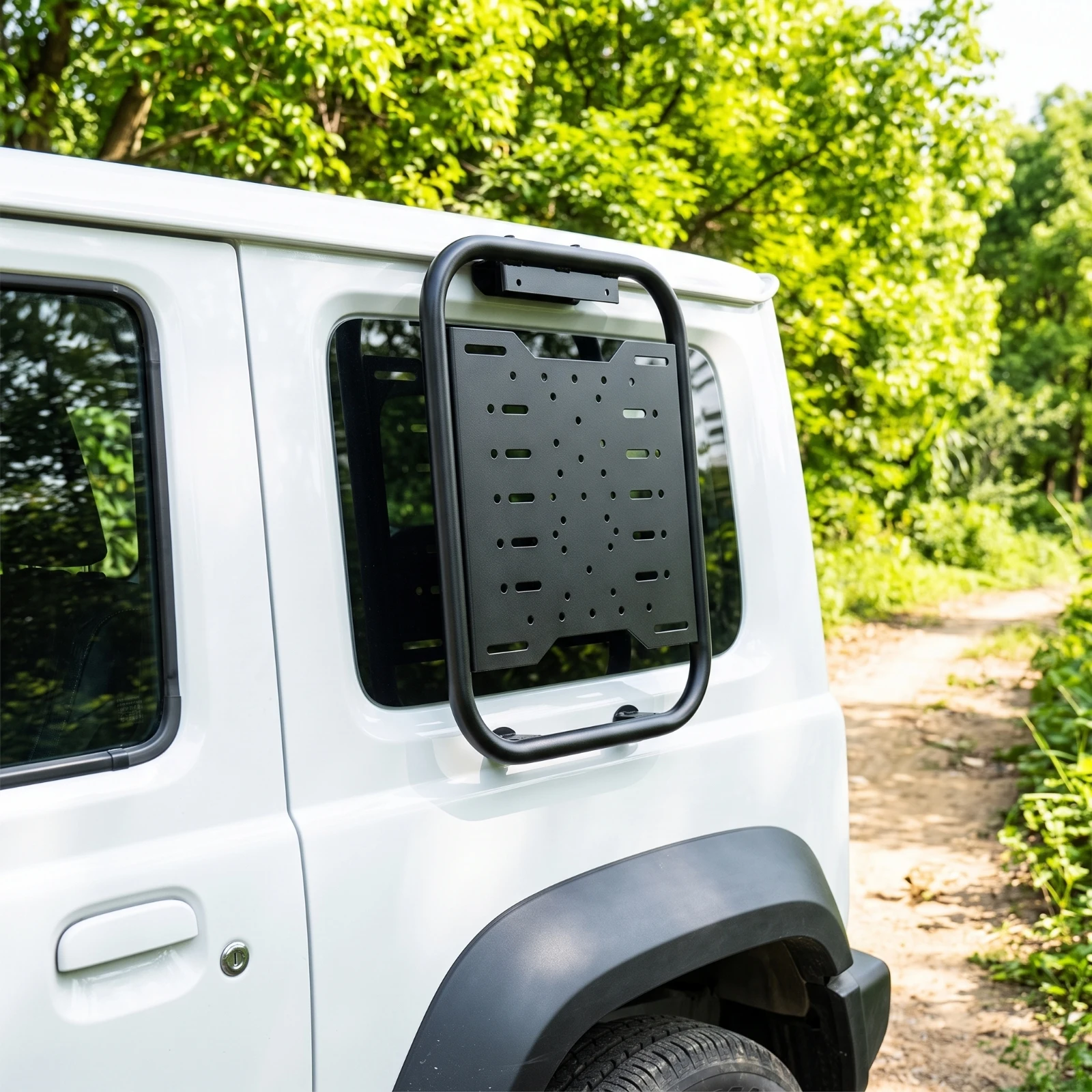 Exterior Side Rack Perforated Panel Rack Lateral Firm Screw Fixed Accessory for Suzuki Jimny JB64 JB74 Trail Riders
