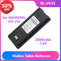 Walkie Talkie Batteries BL-UV25 for BAOFENG UV-25L  Portable Two Way Radio Battery 2800mAh 7.4