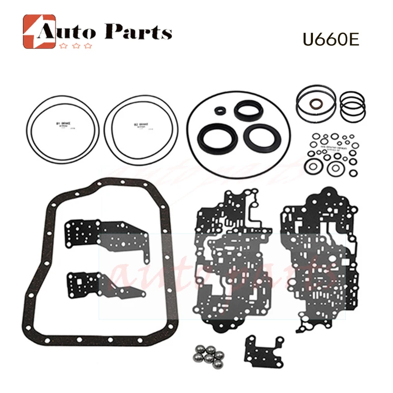 

Transmission Repair Kit For Toyota U660E Highlander Lexus Gearbox Gasket Seals O-Rings Replacement Parts K199900A