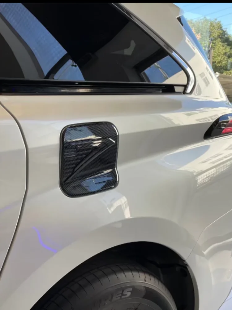 

For Toyota Sienna 2021 2022 2023 Car Oil Gas Fuel Tank Cap Trim Covers ABS Decoration Exterior Accessories