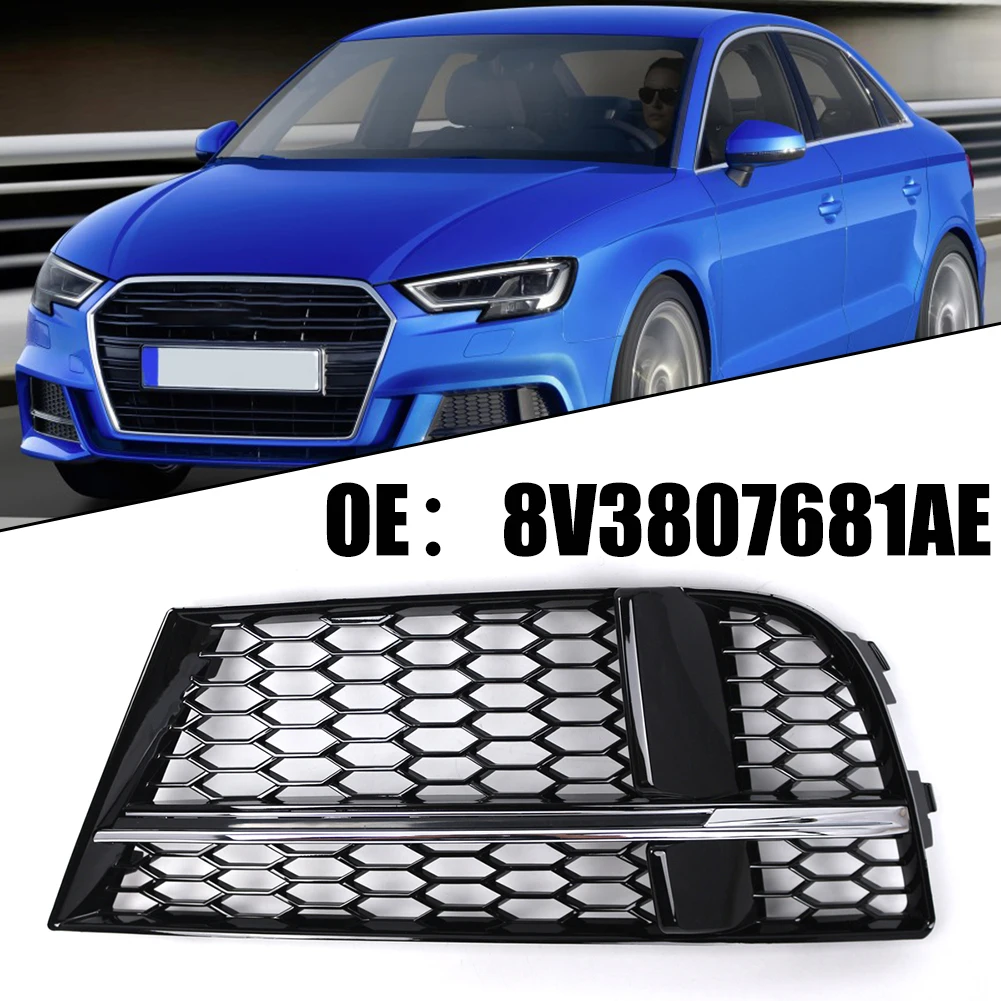 

1pcs Fog Light Grille On The Left Side Of The Car For A3 S-LINE SEDAN SPORTBACK CONVERTIBLE 2016.05 - 2020