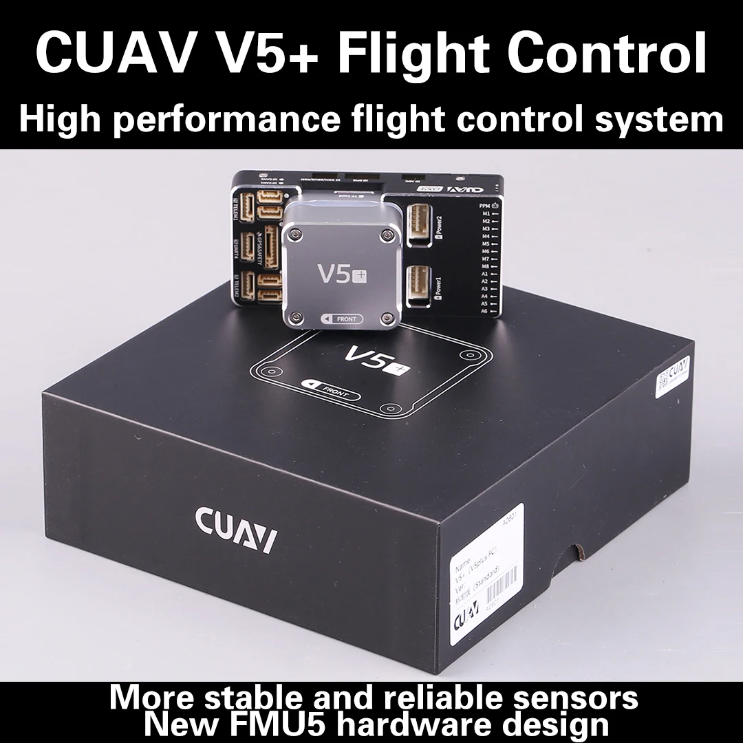 

CUAV V5+ V5 Plus Autopilot Pixhack Flight Controller for FPV Drone Quadcopter Helicopter RC Airplane Plane UAV Hobby DIY Toy