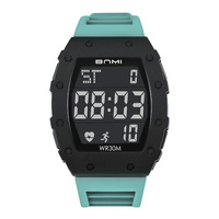 Men's Multi-function Electronic Watch Large Dial Calendar Week LED Display Alarm Clock Luminous Digital Watch For Student Gifts