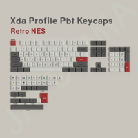 XDA PBT Keycaps DE FR ES KR EN RU Abnt2 Thai Keycap Dye Sub Retro FC For ISO Layout Mx Switch Mechanical Keyboard Gaming Custom