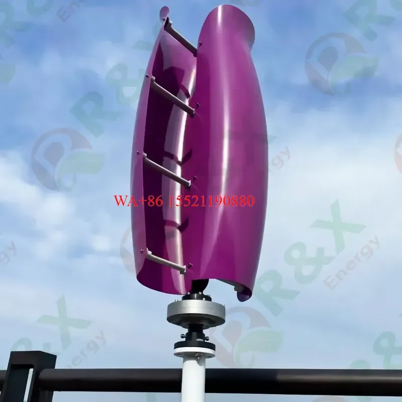 WMWMNU for Free Energy System Rooftop Wind Turbine 1kw 3kw 5kw 10kw 48v 220v Vertical Wind Generator for Sale