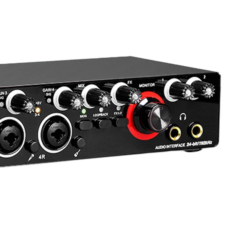 Z External Sound Card Audio Adapter 4 Way Computer Sound Card for Audio Live