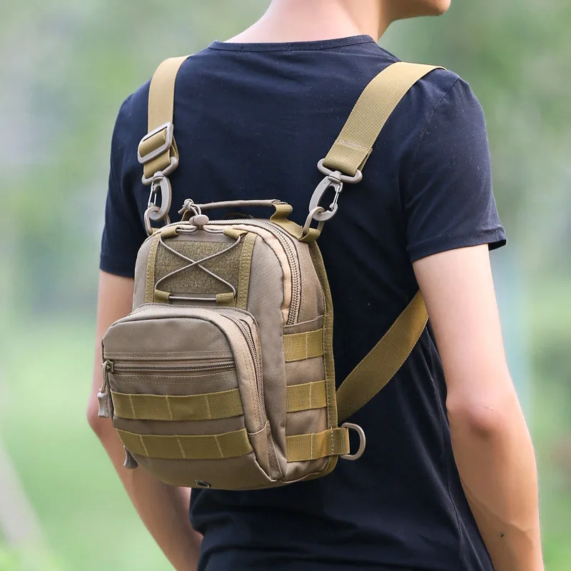 

Fishing Army Green Chest Bag Outdoor Sports Backpack One Shoulder Crossbody Bag Saddle Camera Bag Y562