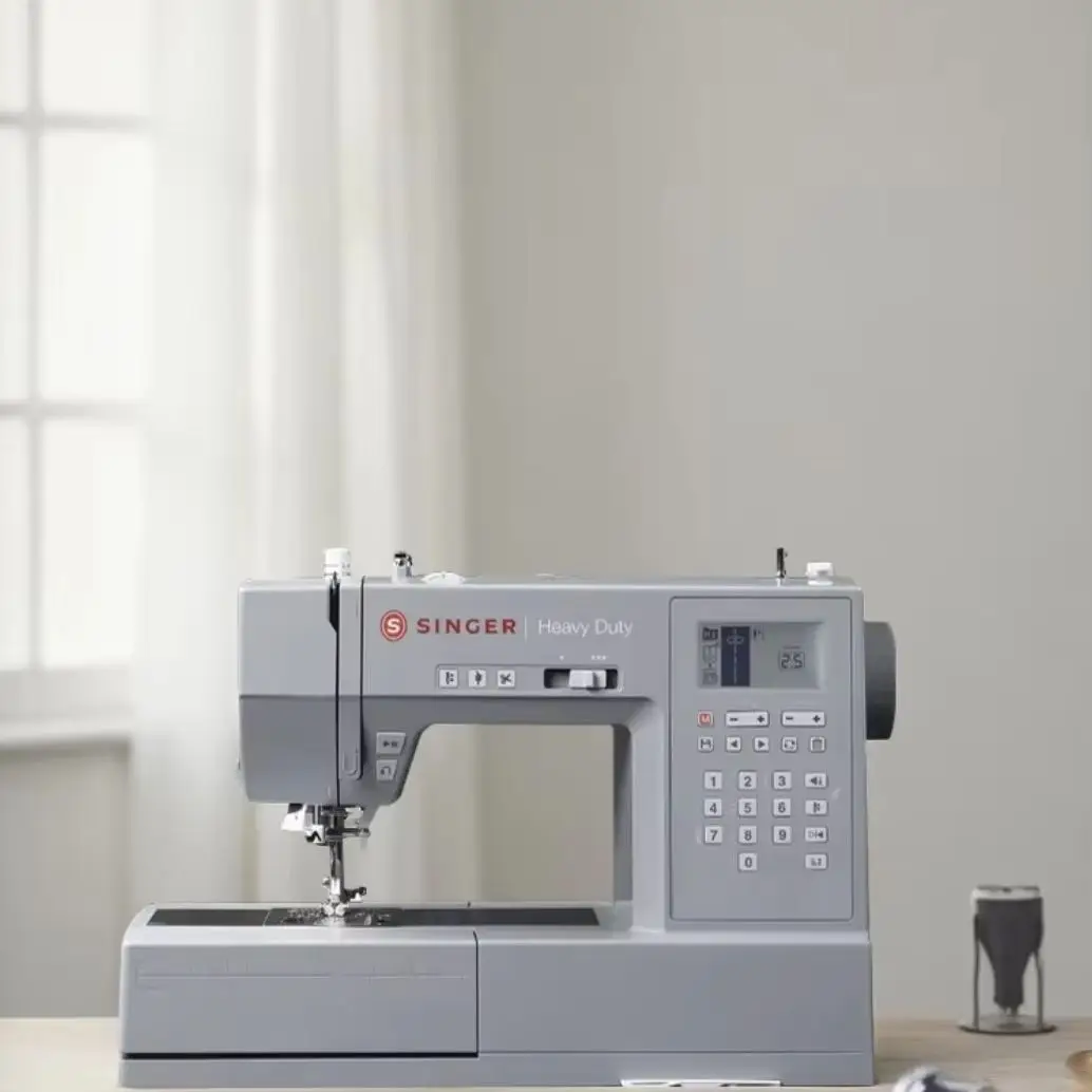 New Singer Sewing Machine HD6805C Electronic Heavyduty Original Promise  With Pedal High Speed High Power Heavy Duty