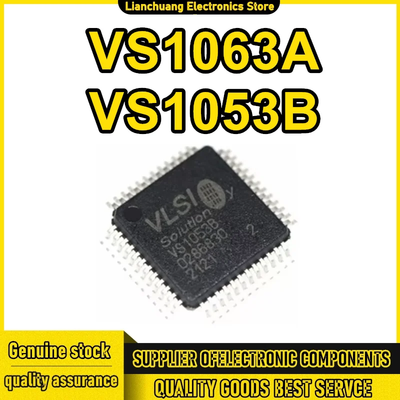 2PCS VS1063A VS1053B VS1053B-L VS1063A-L VS1053 LQFP-48 IC Chip 100% New Original in stock