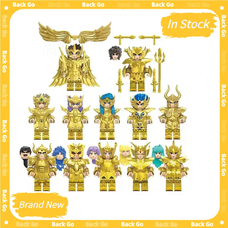 6/12 шт./компл., аниме Saint Seiya, маленькие фигурки, Афина Ширю, Ikki, золотой воин, милые фигурки, мультяшные игрушки для детей, подарки